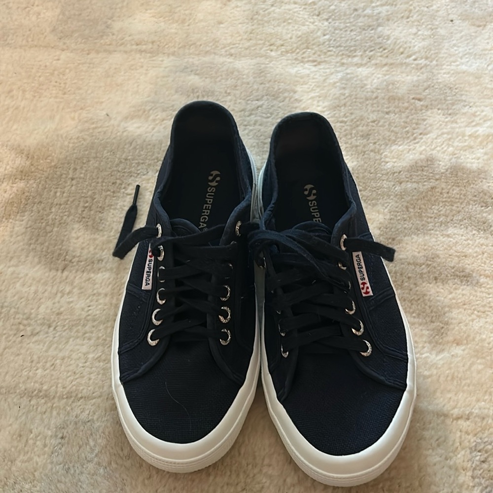 Superga Navy Blue Sneakers